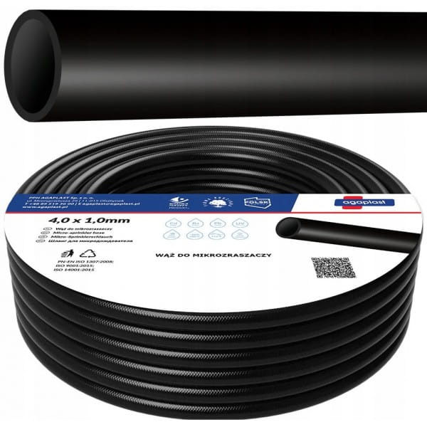 WĄŻ DO MIKROZRASZACZY 4*1MM WĘŻYK KROPLOWNIKI 100M