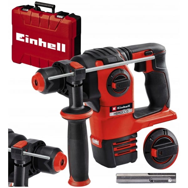 EINHELL AKUMULATOROWY MŁOT UDAROWY HEROCCO SOLO BEZSZCZOTKOWY 18V SDS+ 2,2J
