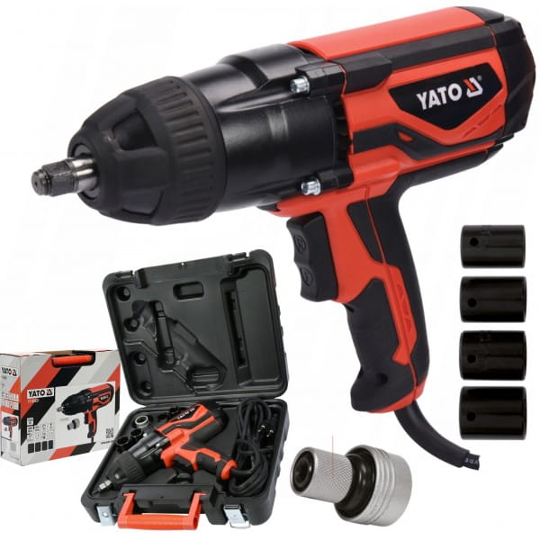 YATO ELEKTRYCZNY KLUCZ UDAROWY 600Nm 1020W 1/2