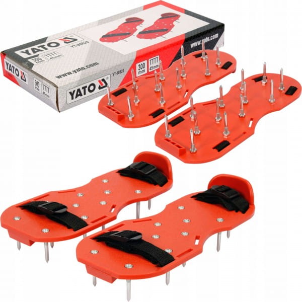 YATO AERATOR SANDAŁOWY BUTY PODESZWY Z KOLCAMI DO WYLEWKI NAPOWIETRZANIA