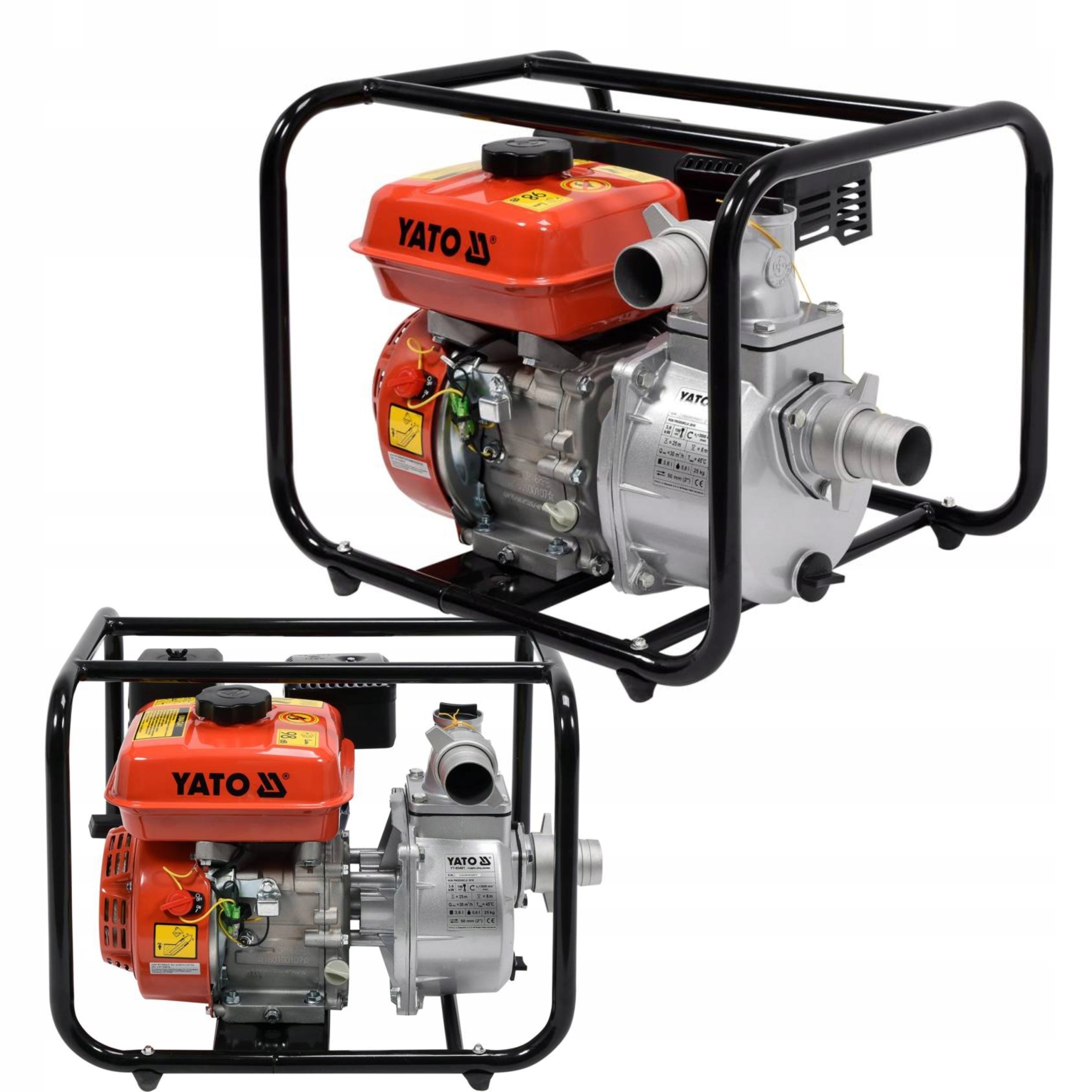 YATO MOTOPOMPA SPALINOWA POMPA DO WODY WODNA 2CALE 36M3/H 5000 l/h YT-85401