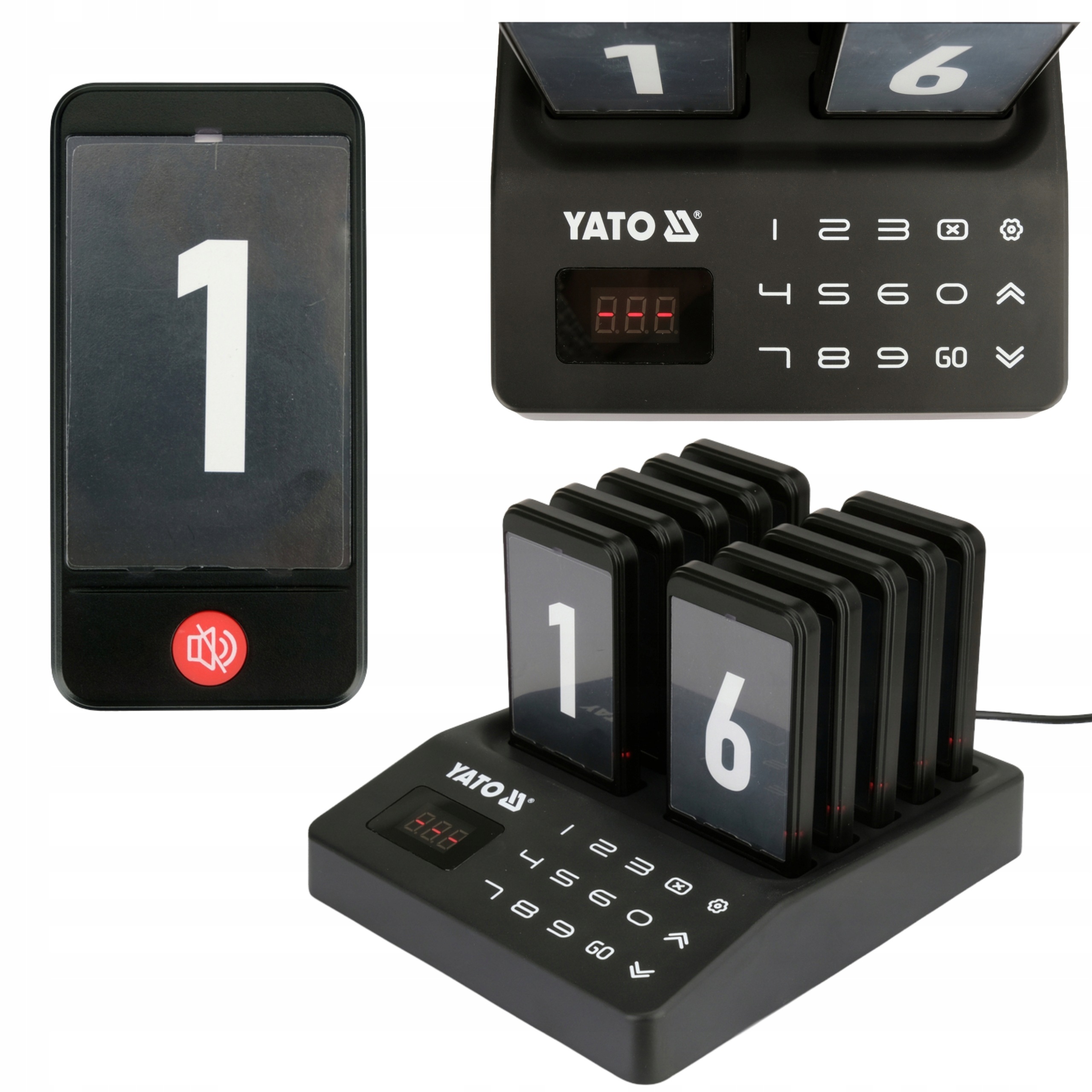 RESTAURACYJNY SYSTEM PRZYWOŁAWCZY 10 SZT. PRZYWOŁYWACZ KLIENTÓW PAGER