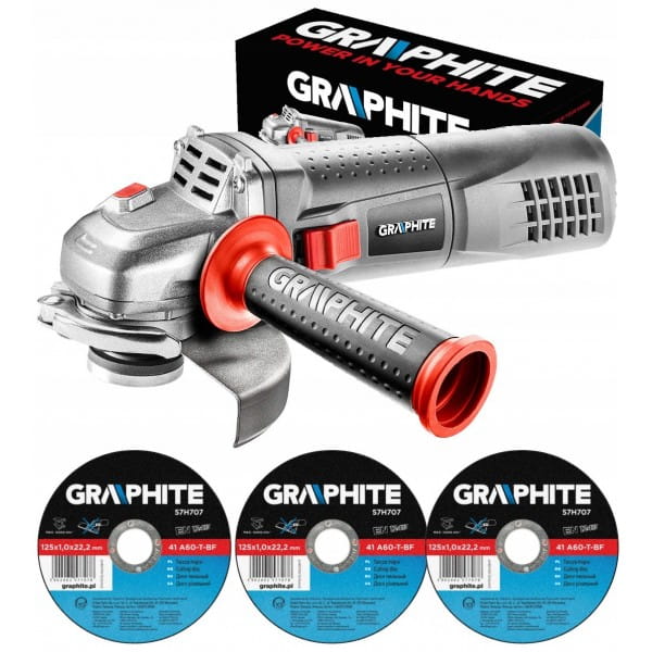 GRAPHITE 59G087 SZLIFIERKA 125MM 900W 3 XTARCZA