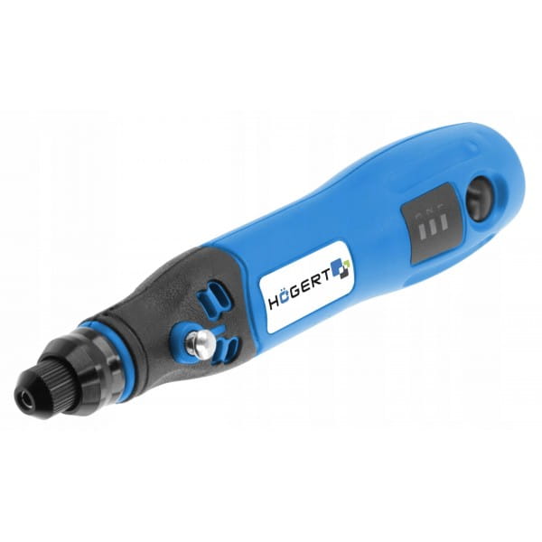 MINI SZLIFIERKA AKUMULATOROWA HOGERT 3,6V + 10 SZT
